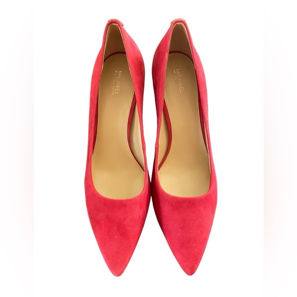 Michael Kors NEW Red Leather 4” Stiletto Heals Woman’s size 11 - Picture 3 of 12